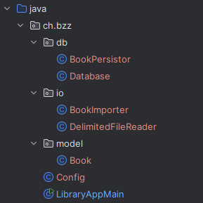 Screenshot structure