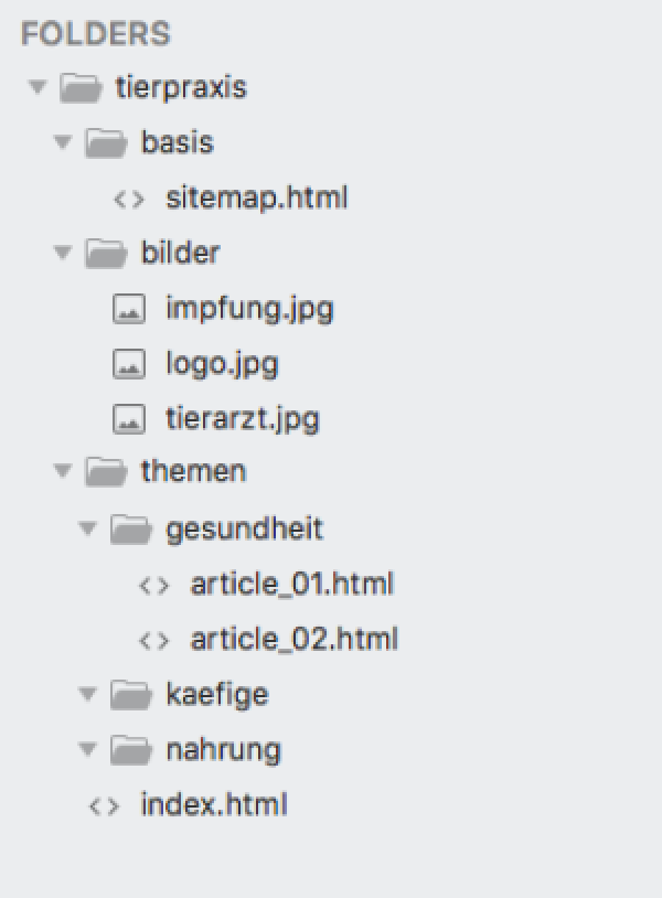 Aufbei einer Dateistruktur für die Kleintierpraxis Aufbei einer Dateistruktur für die Kleintierpraxis