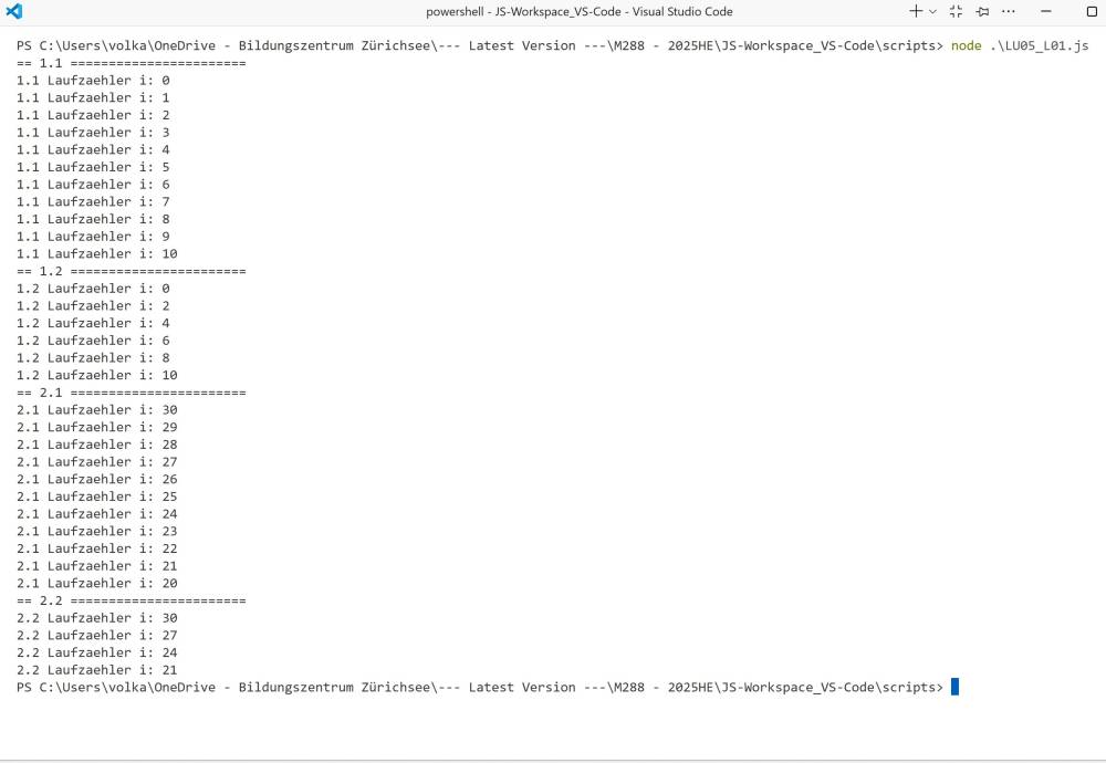  Konsolenausgabe des Quellcodes