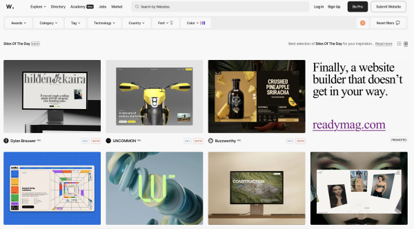 Awwwards – Logo und Website Awwwards – Logo und Website