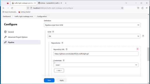 Fig-01: The Jenkins file pipeline configuration