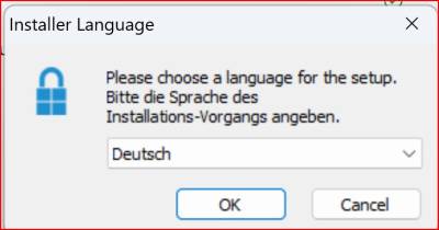 Sprachauswahl: Deutsch