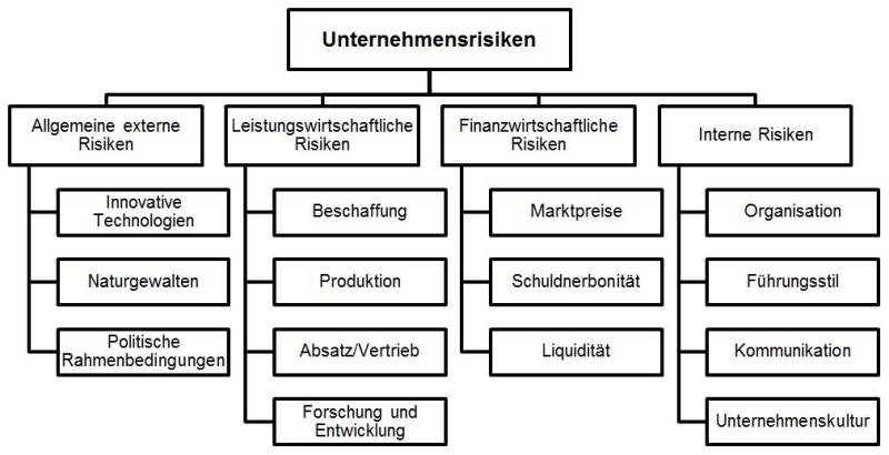  Kategorisierte Unternehmensrisiken