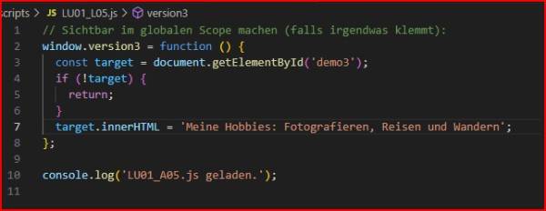  Quellcode der HTML-Datei LU01_A05.html